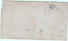 Early Ohio 1896 Fancy Cancel Postal Cover Red 2 Cent Stamp   703y