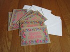 Vintage Christmas Cards Hallmark Seasons Greetings Fruit Pine Cones Unused