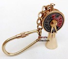 Nautical Brass Telegraph Key Chain Vintage Ship Telegraph Key Ring Engine Room 