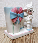 Vintage Lamb Planter Kitschy Nursery Decor Baby Shower Gift Ceramic Japan