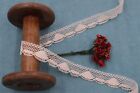 Antique French Bobbin Lace Trim Ribbon Cotton Dentelle Du Puy Vintage Home Decor
