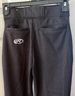 New Rawlings Black Baseball Pants  Size Ym