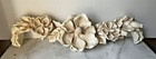 Vintage Over Door Wall Hanging Plaque Magnolias Ornate Vines Decorative 22   x5      