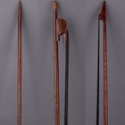 Master Old German Baroque Style Antique Snakewood Violin Bow 4 4 Black Hair Fast