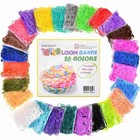 12750pcs Loom Rubber Bands Refill Kit - 26 Colors  500 Clips   6 Hooks  Diy Brac