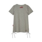 Indian Motorcycle Women s Flag Bikes Print Tee  Gray   2866681