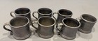 7-vintage Wilton Armetale Plough Tavern Coffee Cup Holders With 4 Ceramic Liners