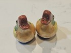 Vintage Toucan Salt And Pepper Shakers Green Orange Tropical Bird Tiki Bar Mcm