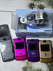 Motorola Razr V3 Unlocked Flip Gsm Bluetooth Mp4 Video All Colors Phone Verygood