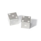 Tungsten Dice - 1cm Each   Pack Of 2