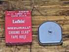 Vintage Nos Lufkin Mezurall 10ft Tape Measure Rule C9210 Chrome Clad New