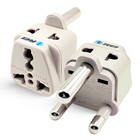Orei Usa To South Africa  Botswana  type M  Travel Adapter - 2 In 1 - Beige