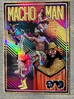Macho Man Randy Savage Sports Card Themed Holographic Sticker  2 5in X 3 5in