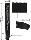 Birthday Sash  It s My F-king Birthday Black And Silver Glitter Sash For Women A