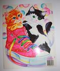 Vintage 1980s Lisa Frank Folder Sneaker Kittens Bubbles Cat 2 Pocket Portfolio  