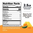 Nutricost Pantry Jalape  o Cheddar Cheese Powder  2 5 Pounds 