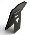 1 Small Black Velvet Necklace Pendant Easel Back Display Stand 4 1 2  X 5 1 2 h