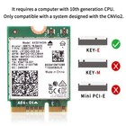 Intel Ax210 Ax201 Ax200 Wireless Network Card Wifi6e Laptop Bt 5 3 Receiver