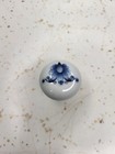 Antique vintage Ceramic Drawer cabinet White Floral Pull Knob Made In Italy