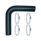1 1 2  Id Reinforced Gas Tank Fuel Filler Neck Hose  90 Degree 15 7 8  Length  