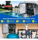 T104m Electromechanical Timer Switch Pool Pump Timer 208 277v 40a 24 Hour