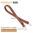 Leather Purse Strap Replacement Crossbody  Adjustable Bag Strap  Brown