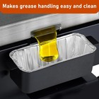 Whaleme Grease Cup Liners Compatible With Blackstone Griddle 30 Pack  Silver