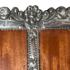 Vintage Peruvian 925 Sterling Silver Repousse Double Picture Frame Photo 12x 10 