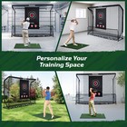 10x7 5ft Heavy Duty Golf Practice Net With Target Cloth   Large Ball Collection