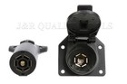 7 Poles Round Trailer Connector Male And Female Rv Light Plug Connector 7 Way