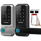Zomnua Wifi Smart Lock With Handle  Fingerprint Keyless Entry Digital Keypad App
