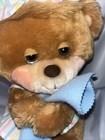 10  Fisher Price Toys 1401 Teddy Beddy Bear With Blue Blanket Plush Baby Lovey