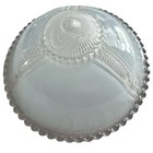  Vintage Art Deco Glass Ceiling Light Fixture Cover Shade Light Blue 30   s 40   s