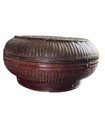Fine Antique Chinese Triple Woven Double Happiness Lidded Wedding Basket