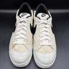 Vintage 1980s Nike All Court Classic Blazer Low Canvas Black Beige Size 12 5