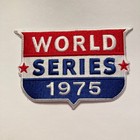 1975 World Series  reds  Vintage Embroidered Iron-on Mlb Commemorative Patch