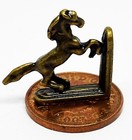Dolls House Antique Bookends Metal Horse 1 12 Scale Miniature Shelf 384 Tumdee