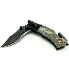 Pocket Folding Blade Knife Tactical Survival Rescue Knife Open Assist Led Knife