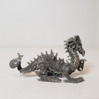 Vintage 1999 Rawcliffe Pewter Dragon Figurine 1141016 Green Eyes