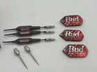 Collectors Series Budweiser Bud King Steel Tip Darts  Vintage 1990s Free Ship