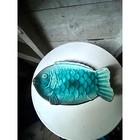 Japanese Ceramic Blue Glaze Fish Platter Trinket Dish