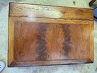 Antique Oak 4 Drawer Spool Cabinet Desk With Lift Top Lid 1890s