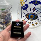 Apple Watch Band Evil Eye Charms 4 Pc Set Gold Tone W crystals New