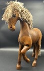 Vintage Hand-carved Wooden Horse Female Mare W  Mane Quality Made 17 5   x12   
