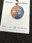 1964 World s Fair Enamel Charm Sterling On Card