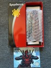 New Spyderco Smock C240gprdbk Exclusive Black Ticn-cpm-4v Blade  Red G-10 Scales