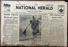 Original Rare Vintage Indira Gandhi Newspaper Set Of 4 India 1967 1975 1977