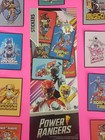 Retro Power Ranger 12 Stickers With Vending Display Sign New