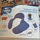 Welby Therapy Neck   Shoulder Hot cold Wrap Weighted Lavender  Blue  Pouch