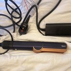 Dyson Airstrait Flat Iron straightener Adjustable Heat Ceramic 1in Blue copper